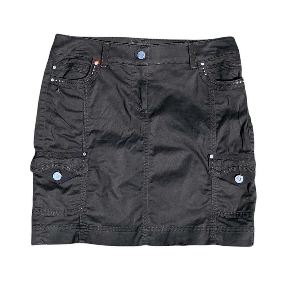 Black Diamond Accent Cargo Skirt